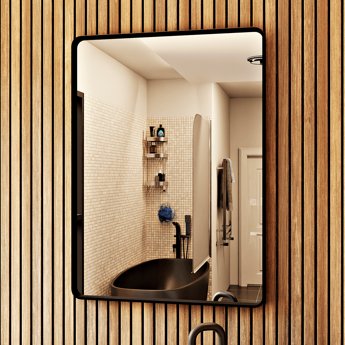 Aluminum Framed Mirror